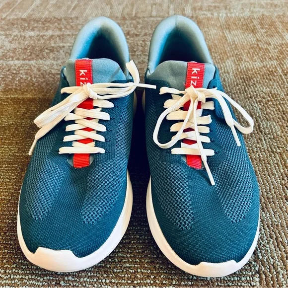 Kizik Deep Sea Blue Athens Slip On Hands Free Casual Sneakers Women 8 Men 6.5 - Picture 2 of 11